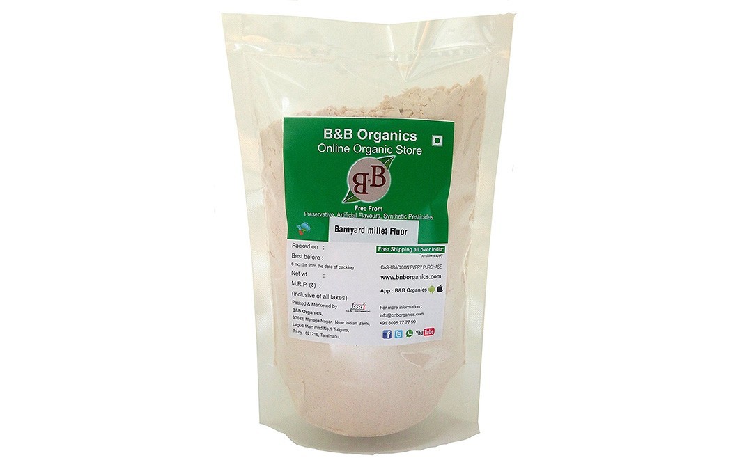 B&B Organics Barnyard Millet Flour    Pack  15 kilogram